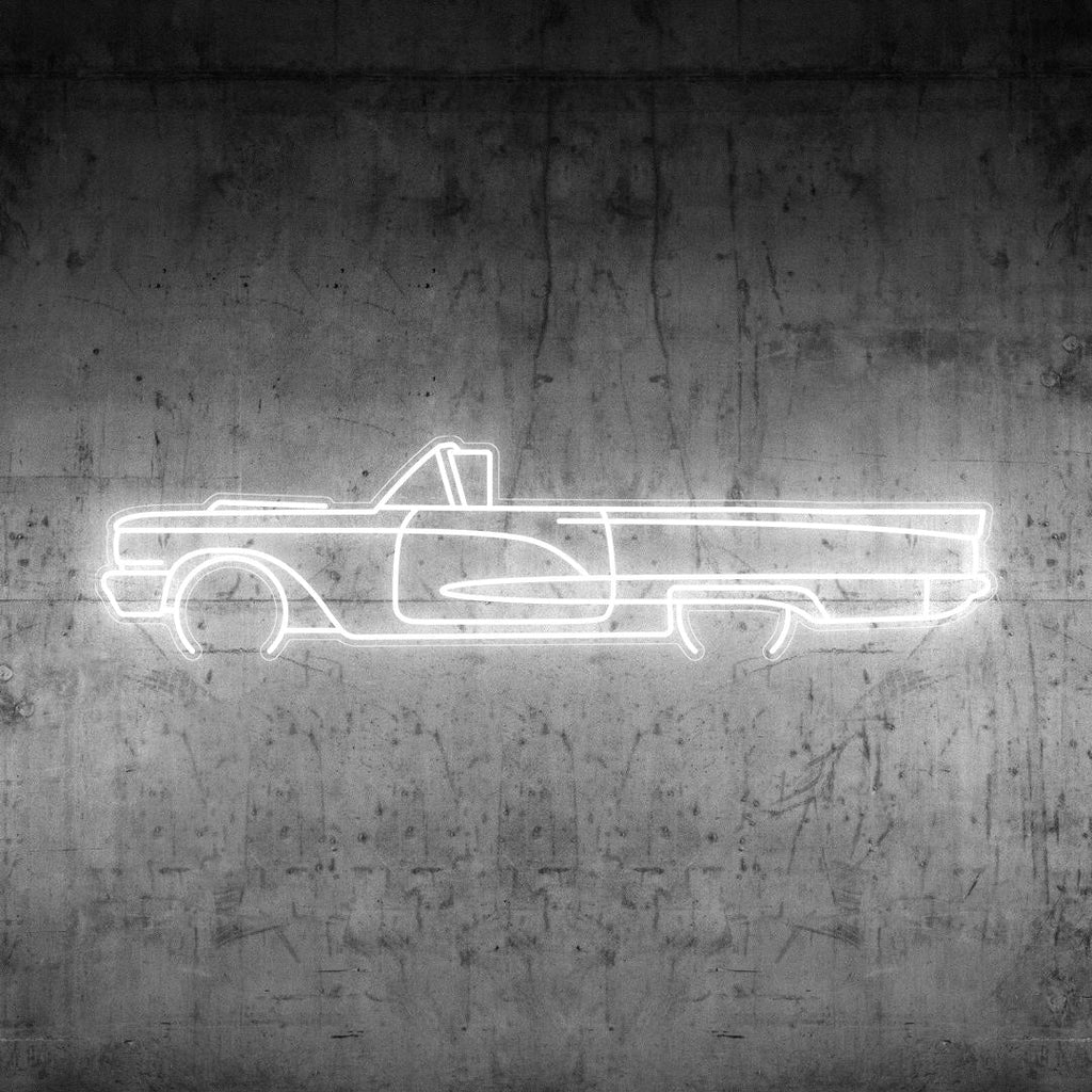Thunderbird 1959 Neon Silhouette