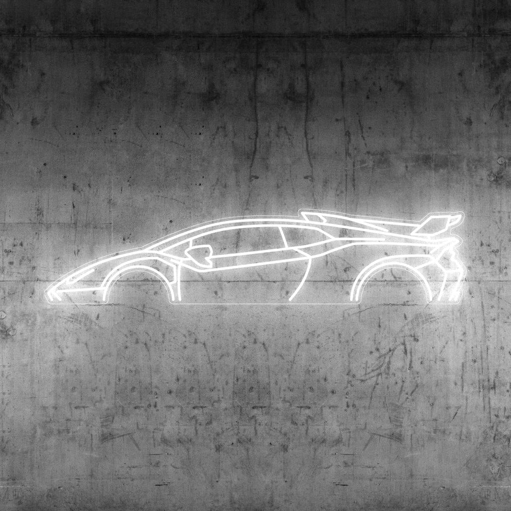 Huracan STO Neon Silhouette