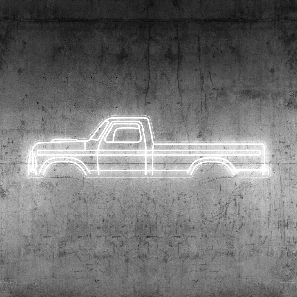 F250 1975 Neon Silhouette