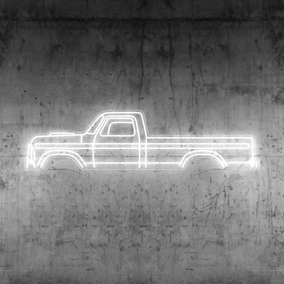 F250 1975 Neon Silhouette
