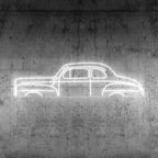 Coupe 1947 Neon Silhouette