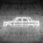 Giulia Saloon 1970 Neon Silhouette
