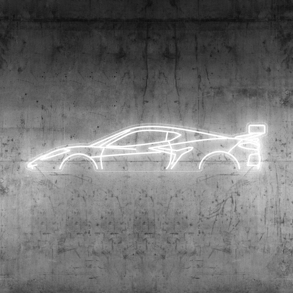 Corvette C8 Z06 Neon Silhouette