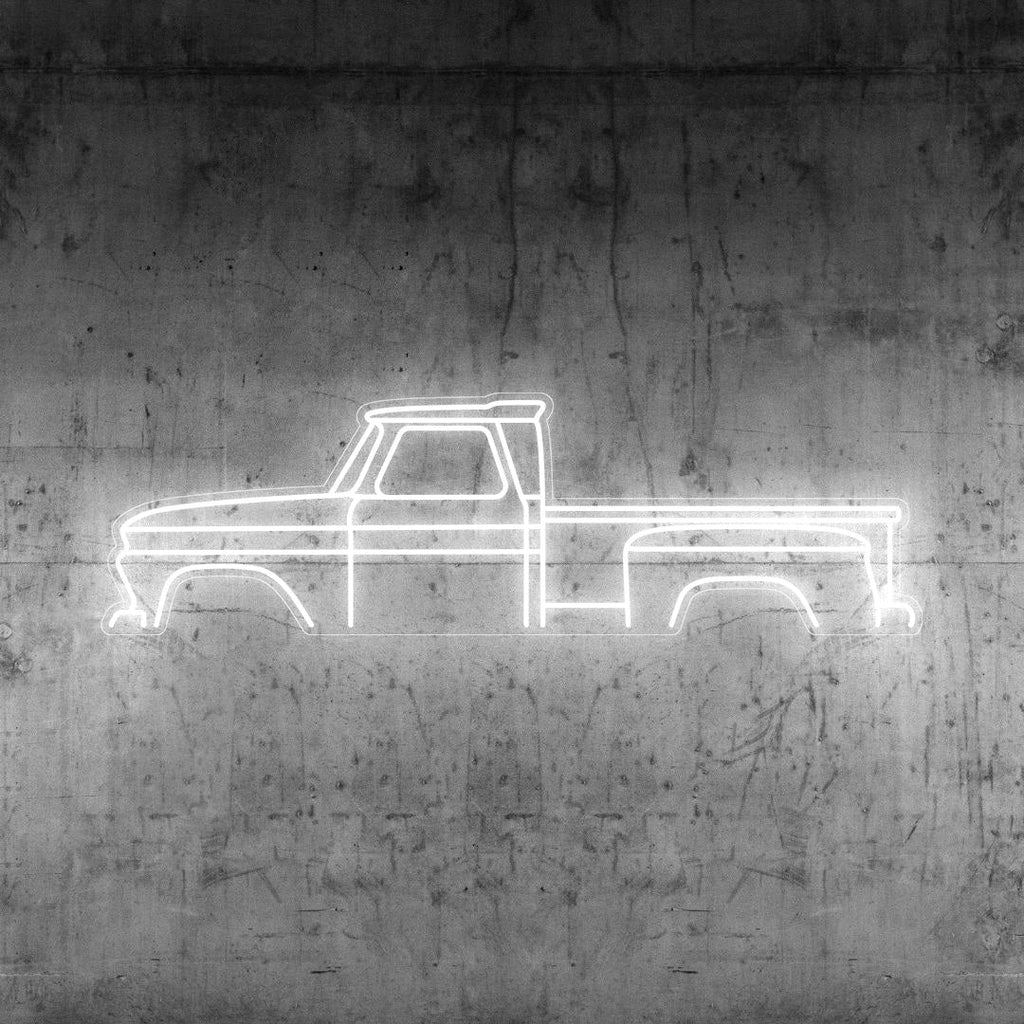 C10 1966 Neon Silhouette