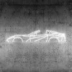 812 GTS Neon Silhouette