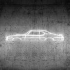 GTO 1969 Neon Silhouette