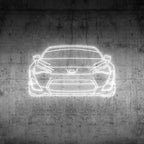 BRZ Front Neon Silhouette