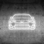 GT86 Front Neon Silhouette