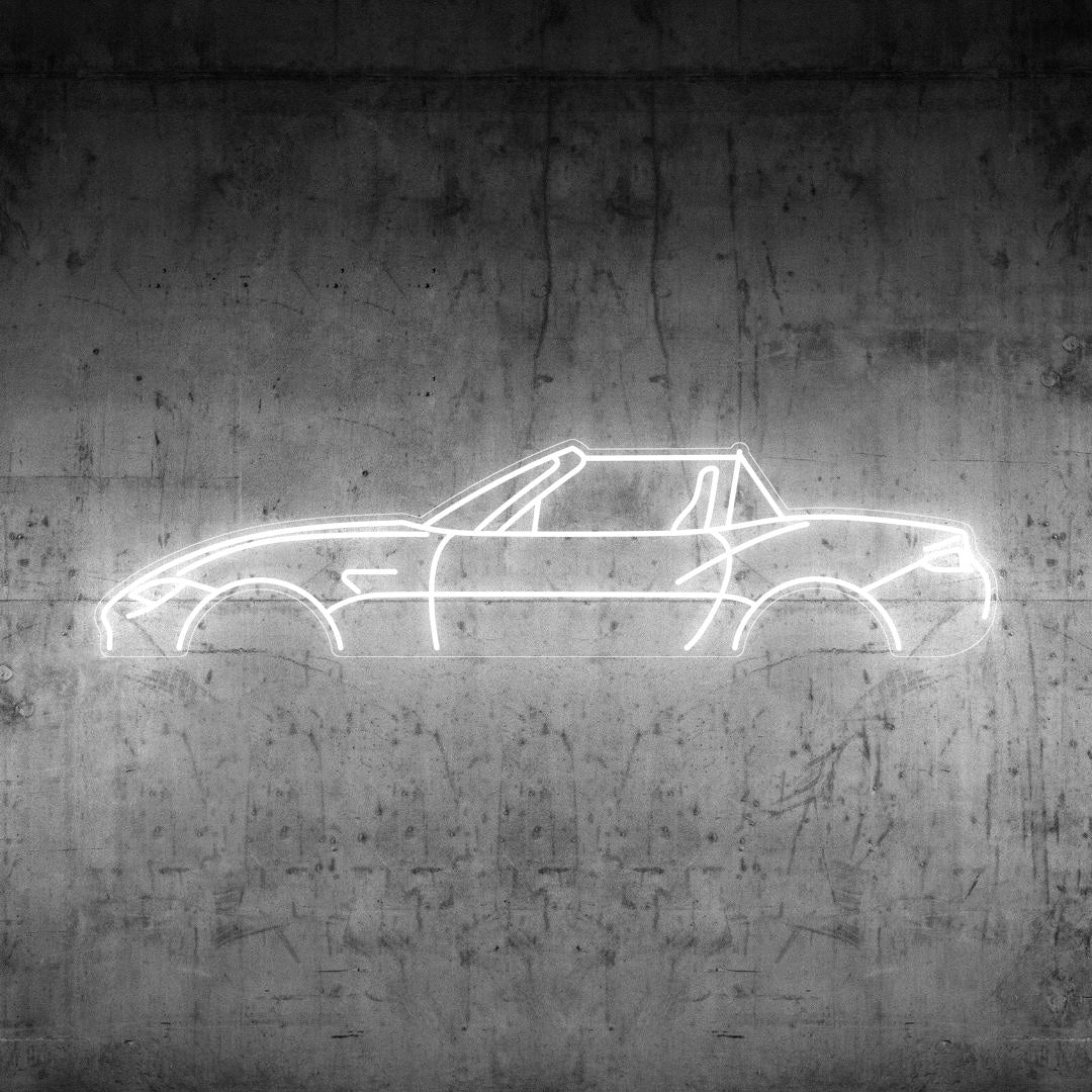 MX5 Race Neon Silhouette