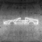 308 GTS Neon Silhouette