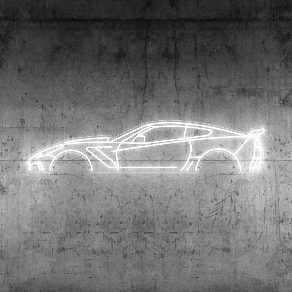 Corvette C7 ZR1 Neon Silhouette