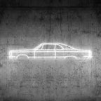 Ambassador 1968 Neon Silhouette