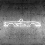 Corvette C1 1958 Neon Silhouette
