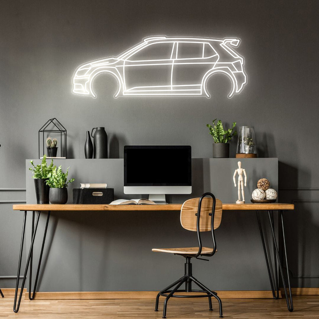 Fabia R5 Neon Silhouette