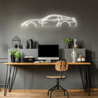 599 GTB Neon Silhouette