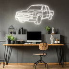 Hilux Angle 1990 Neon Silhouette