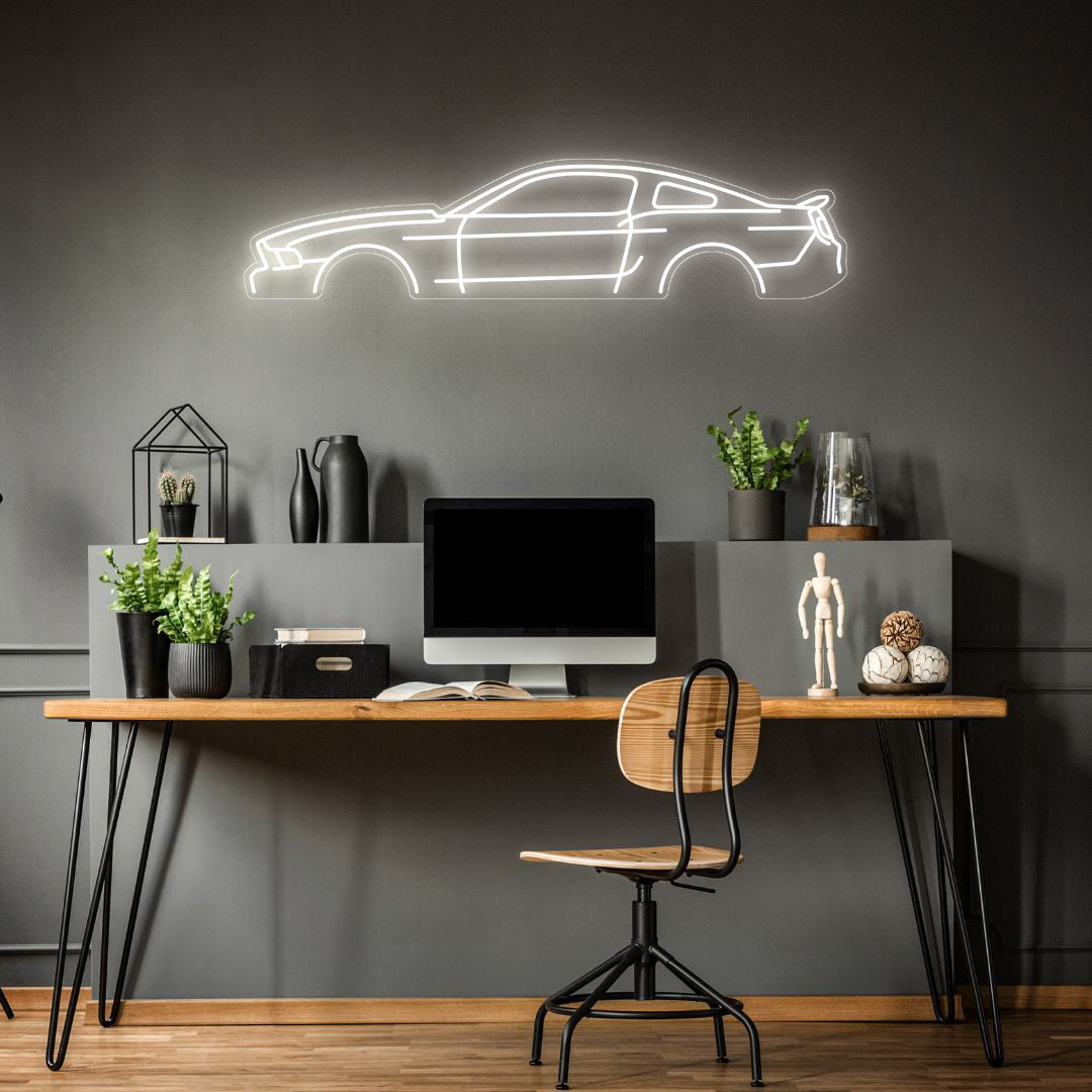Mustang GT500 2013 Neon Silhouette