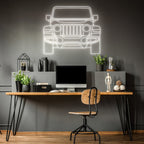 Wrangler 2020 Front Neon Silhouette