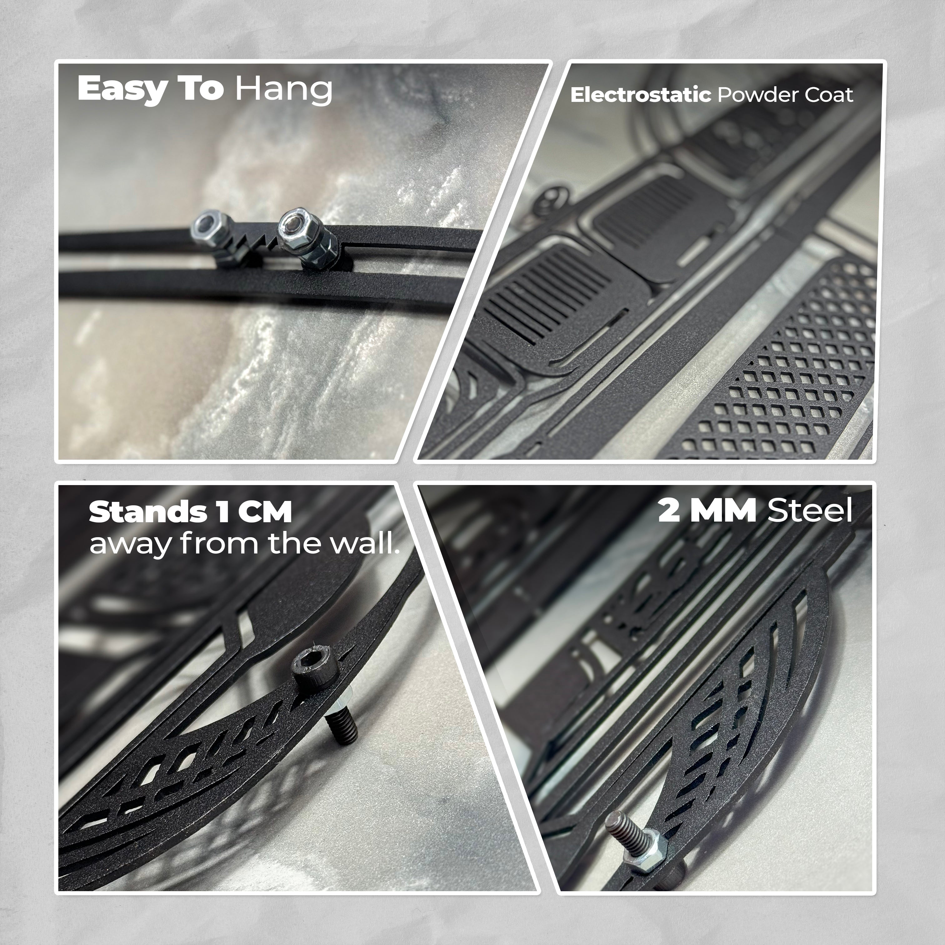 E60 Quad Profile Metal Frame Silhouette - MT1435