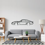 Camaro z28 1980 Detailed Silhouette Metal Wall Art