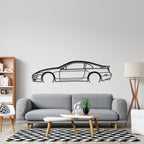 300ZX 1990 Detailed Silhouette Metal Wall Art