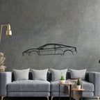 360 Modena Classic Silhouette Metal Wall Art