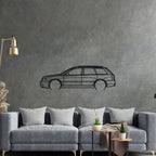 S4 Avant B5 Detailed Silhouette Metal Wall Art