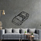 Diablo Top Angle Silhouette Metal Wall Art