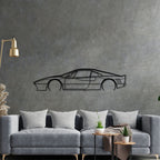 288 GTO Detailed Silhouette Metal Wall Art