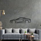 i8 Detailed Silhouette Metal Wall Art