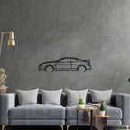 Celica 1994 Detailed Silhouette Metal Wall Art