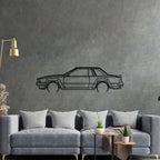 240rs 1983 Detailed Silhouette Metal Wall Art