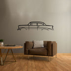 210 1956 Classic Silhouette Metal Wall Art