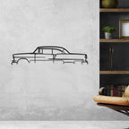 Bel Air 1955 Classic Silhouette Metal Wall Art