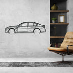 G80 M3 2022 Detailed Silhouette Metal Wall Art
