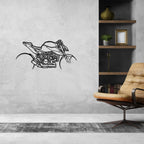 Super Duke R 1290 Silhouette Metal Wall Art
