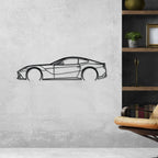 F12 Detailed Silhouette Metal Wall Art