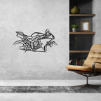 R1 Silhouette Metal Wall Art