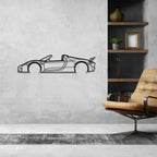 918 Spyder Detailed Silhouette Metal Wall Art