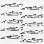 Formula 1 2022 All Teams Silhouette Metal Wall Art