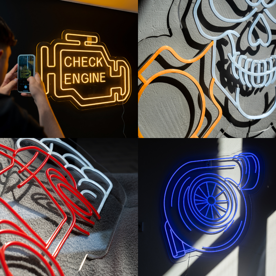 Check Engine Neon Sign