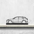 Mustang Mach E GT Silhouette Metal Art Stand