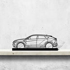 Urus Silhouette Metal Art Stand