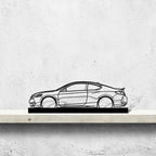 Accord Coupe Silhouette Metal Art Stand