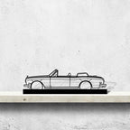 Royce Corniche convertible 1981 Silhouette Metal Art Stand