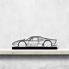 904 GTS Silhouette Metal Art Stand