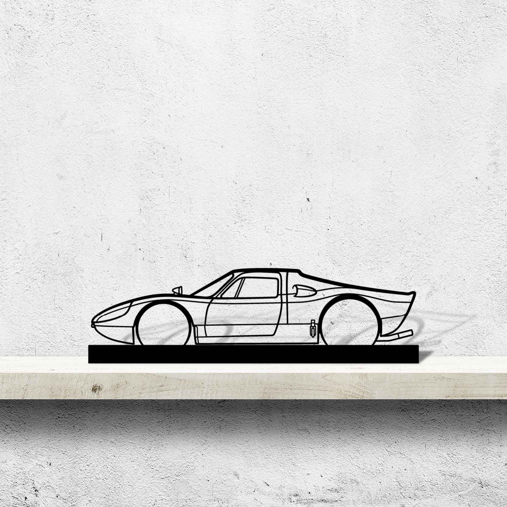 904 GTS Silhouette Metal Art Stand