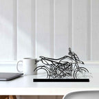 Hyper motard 950 RVE Silhouette Metal Art Stand