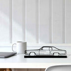 Monte Carlo 1970 Silhouette Metal Art Stand