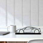 488 Pista Silhouette Metal Art Stand